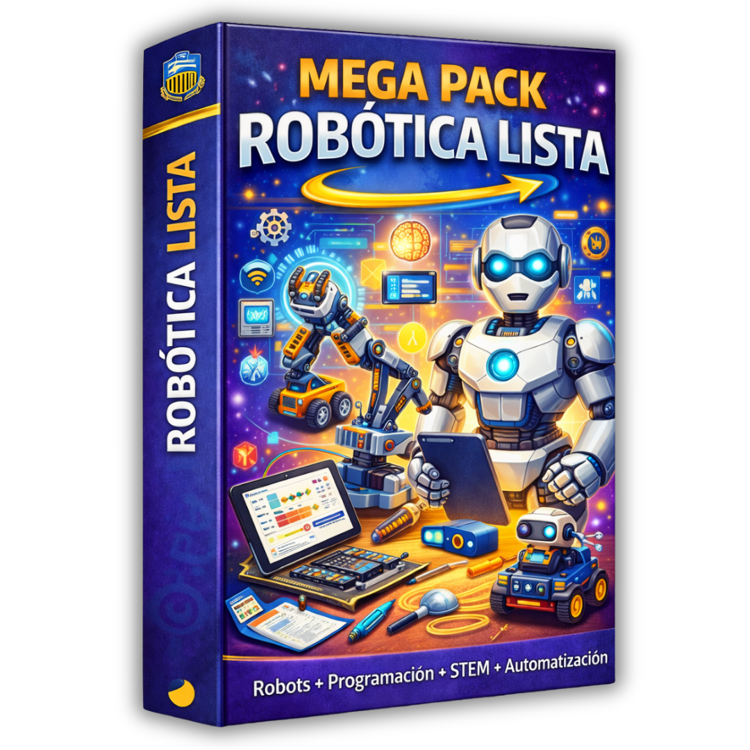 KIT COMPLETO TECNOLOGÍA LISTA + PACK ROBOTICA LISTA