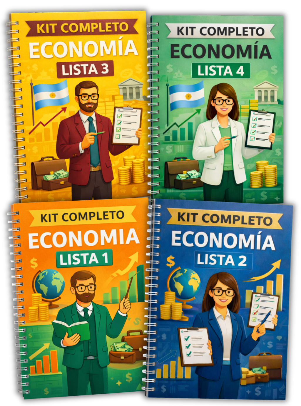 📊 Kit Completo Economía Lista – Material Docente Listo para Usar