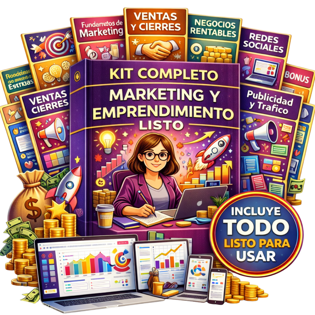 KIT COMPLETO + SISTEMA AVANZADO DE EMPRENDIMIENTOS