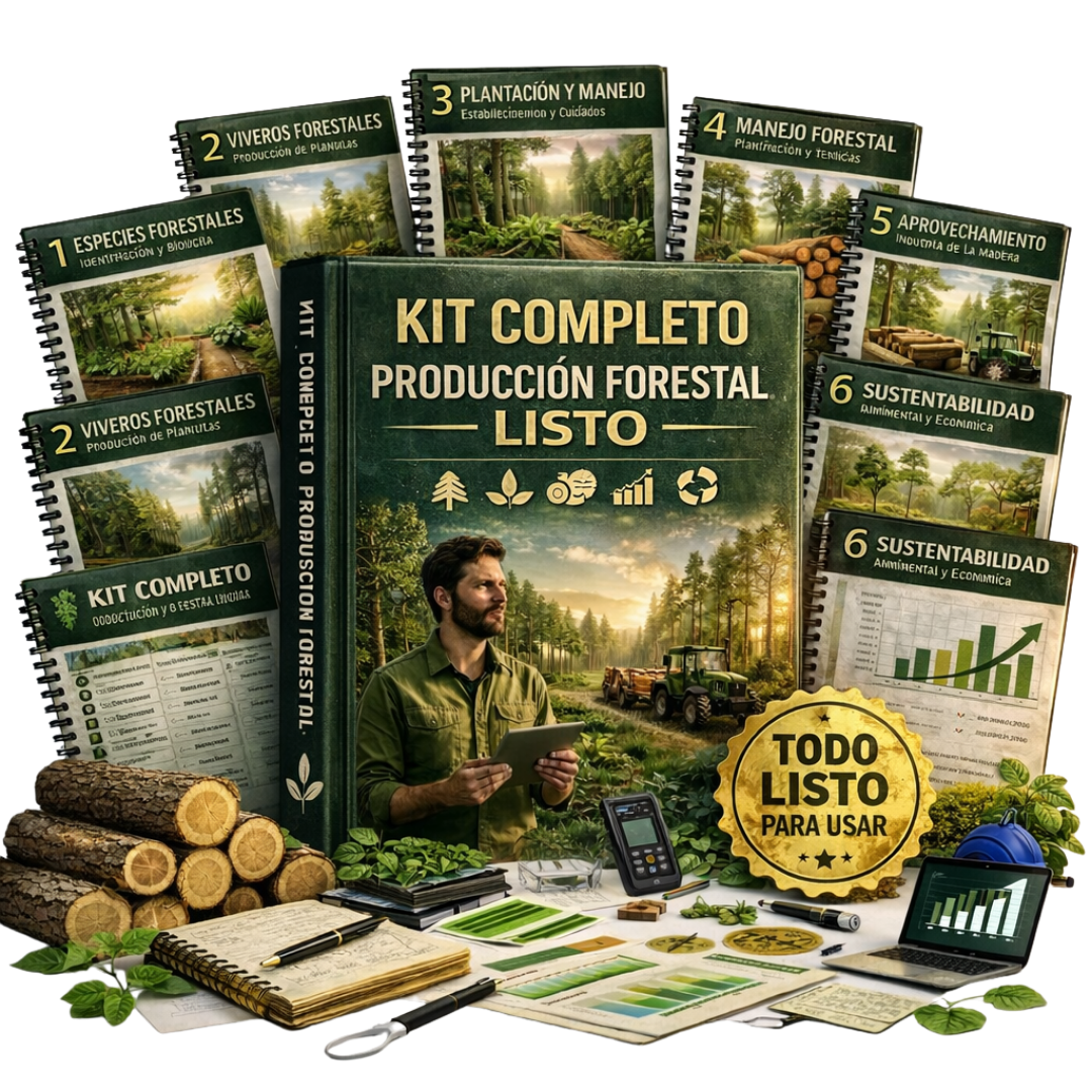 KIT COMPLETO PRODUCCIÓN FORESTAL LISTO